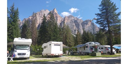 Reisemobilstellplatz - Duschen - Trentino-Südtirol - Rolling Home pitches - Camping Sass Dlacia