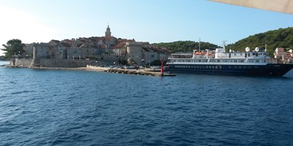 Reisemobilstellplatz - FKK-Strand - Dubrovnik - Korcula - Stellplatz Camping App. Trstenica Orebic