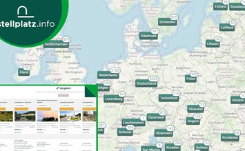 Comparison of motorhome pitches, favorites and pitches across Europe - stellplatz.info
