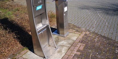 Motorhome parking space - Grauwasserentsorgung - Münsterland - Parkplatz Freibad Velen