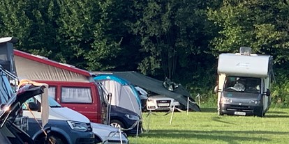 Reisemobilstellplatz - Umgebungsschwerpunkt: am Land - Steiermark - Viel Platz am Schitterhof Camping WEISS - Schitterhof CAMPING WEISS