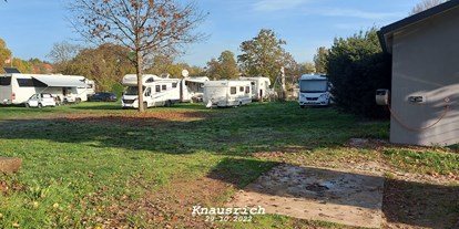 Motorhome parking space - Nidderau - Campingplatz Mainpark Nizza