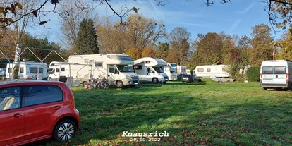 Motorhome parking space - Nidderau - Campingplatz Mainpark Nizza