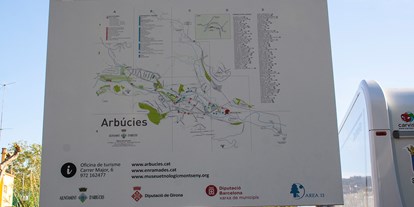 Reisemobilstellplatz - Umgebungsschwerpunkt: Fluss - Spanien - Arbúcies