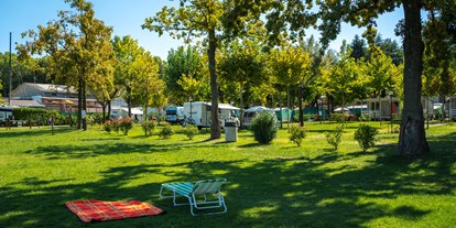 Motorhome parking space - SUP Möglichkeit - Italy - Camping Lido Verbano