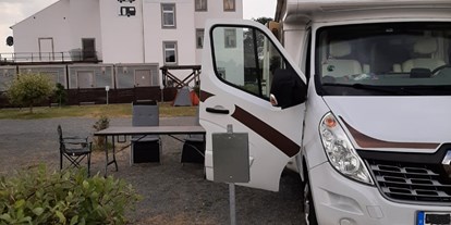 Motorhome parking space - WLAN: am ganzen Platz vorhanden - Saxony - Camping-Stellplatz Struppen