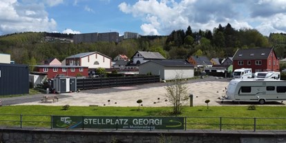 Reisemobilstellplatz - Entsorgung Toilettenkassette - Erzgebirge - Stellplatz Georgi Aue-Am Mulderadweg