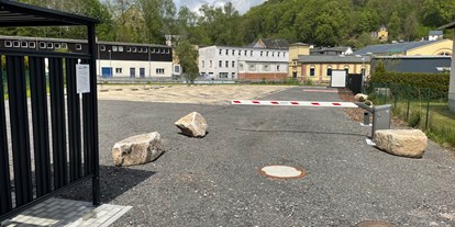 Reisemobilstellplatz - Umgebungsschwerpunkt: Fluss - Erzgebirge - Stellplatz Georgi Aue-Am Mulderadweg