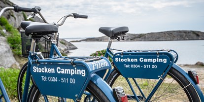 Motorhome parking space - Entsorgung Toilettenkassette - Västra Götaland - 
Sie können Fahrräder mieten - Stocken Camping