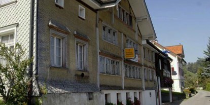 Reisemobilstellplatz - Wohnwagen erlaubt - Schweiz - Stellplatz "Restaurant Station"