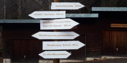 Reisemobilstellplatz - Stromanschluss - Höchenschwand - Stellplatz Todtnau im Stadtgarten