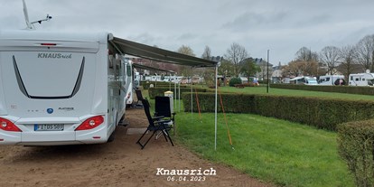 Motorhome parking space - Wasserbillig - Le Camping Bon Accueil