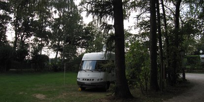 Motorhome parking space - WLAN: am ganzen Platz vorhanden - Niederrhein - Camping Lelefeld