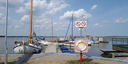 Motorhome parking space - Wohnwagen erlaubt - Usedom - Stellplatz am Hafen