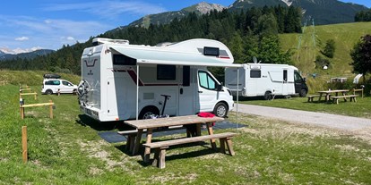 Motorhome parking space - Skilift - Austria - CamperPark Seefeld