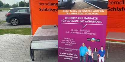Reisemobilstellplatz - Bas Rhin - Wir bieten auch Matratzen in jeder Form für euer Wohnmobil an - Wohnmobilpark Kenzingen 