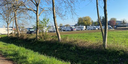 Motorhome parking space - WLAN: am ganzen Platz vorhanden - Schwarzwald - Perfekt für den morgigen Auslauf eurer Hunde - Wohnmobilpark Kenzingen 