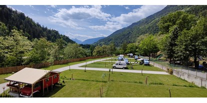 Motorhome parking space - Bademöglichkeit für Hunde - Italy - Radlstadl Camping Saltaus 