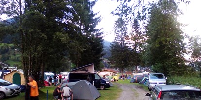 Motorhome parking space - Umgebungsschwerpunkt: Fluss - Austria - Camping Viktoria, Wald im Pinzgau - Camping Viktoria - Wald im Pinzgau -