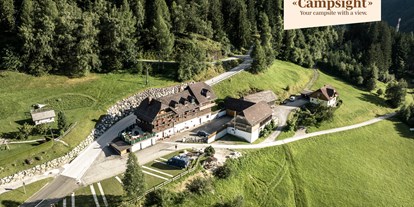 Reisemobilstellplatz - Wohnwagen erlaubt - Donnersbachwald - Campsight - Aussichts Camping Ertlschweigerhaus