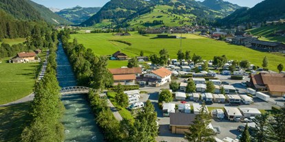 Motorhome parking space - WLAN: teilweise vorhanden - Switzerland - Camping Vermeille