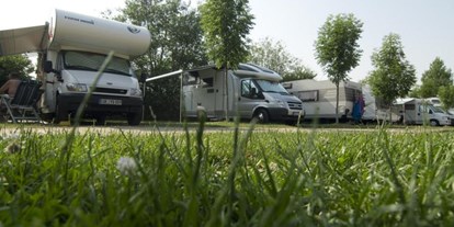Motorhome parking space - öffentliche Verkehrsmittel - Fehmarn - Camping Südstrand WoMo-Wiese