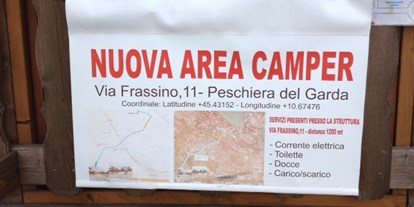 Reisemobilstellplatz - Frischwasserversorgung - Italien - Area Camper
