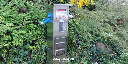Reisemobilstellplatz - Entsorgung Toilettenkassette - Sachsen-Anhalt Süd - Wohnmobil-Stellplatz „An der Kyffhäuser-Therme“