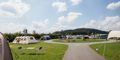 Motorhome parking space - Tennis - North Rhine-Westphalia - Familienstellplätze - Wohnmobilstellplatz und Camping Ferienhof "Zur Hasenkammer"