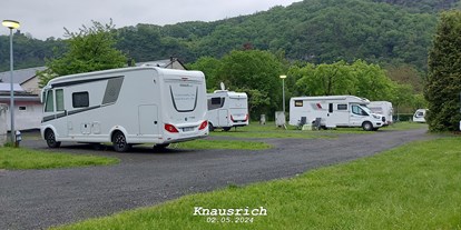 Motorhome parking space - Umgebungsschwerpunkt: Stadt - Rhineland-Palatinate - Stellplätze am Paradies Camp