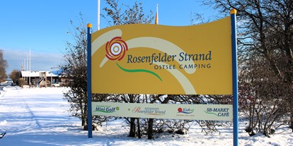 Reisemobilstellplatz - Art des Stellplatz: vor Campingplatz - Grube - Reisemobilhafen Rosenfelder Strand Ostsee Camping