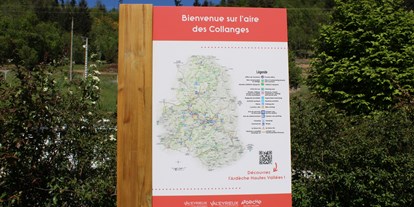 Reisemobilstellplatz - Hunde erlaubt: Hunde erlaubt - Haute Loire - (07160) Aire Les Collanges, Belsentes