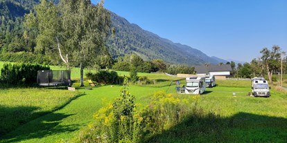 Reisemobilstellplatz - Umgebungsschwerpunkt: See - Kärnten - Camperplatz Nampolach
