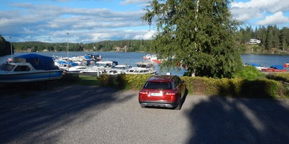Reisemobilstellplatz - Umgebungsschwerpunkt: See - Südschweden - Parking place - Kinda Boat Club