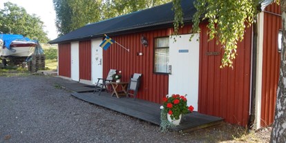 Reisemobilstellplatz - Umgebungsschwerpunkt: See - Kalmar - Kitchen, toilet, shower and washing machine. Waste station also available. - Kinda Boat Club