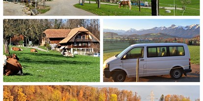 Reisemobilstellplatz - Umgebungsschwerpunkt: Berg - Schweiz - Bauernhof Krummackrr