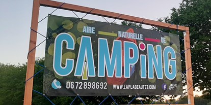 Reisemobilstellplatz - Umgebungsschwerpunkt: See - Region Jura - Camping La plage à Autet en Franche-Comté - La Plage Autet