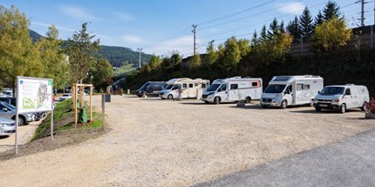 Motorhome parking space - WLAN: am ganzen Platz vorhanden - Styria - Welterbe Stellplatz Mürzzuschlag