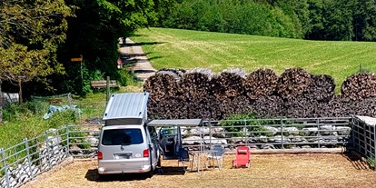 Motorhome parking space - SUP Möglichkeit - Switzerland - Camping Stellplatz auf dem Bauerhof
