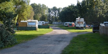 Motorhome parking space - Duschen - Vorpommern - Stellplatz am Naturcamping Hafen-Stagnieß