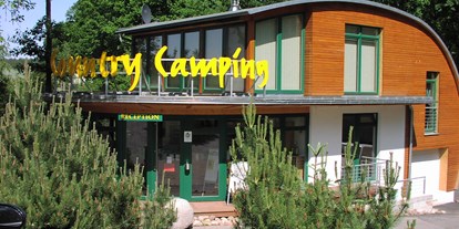 Reisemobilstellplatz - Angelmöglichkeit - Brandenburg - Rezeption - Country Camping Tiefensee 