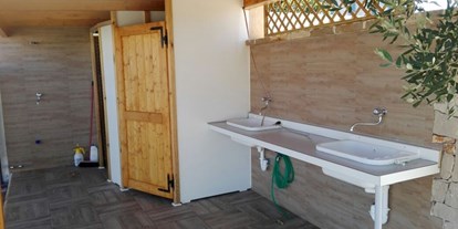 Reisemobilstellplatz - Entsorgung Toilettenkassette - Italien - Salento Sosta Camper