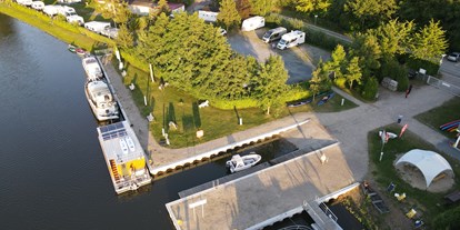 Reisemobilstellplatz - Grauwasserentsorgung - Wolgast - Per Drone einmal aus anderer Perspektive - Caravan-Anklam