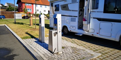 Reisemobilstellplatz - Entsorgung Toilettenkassette - Ver- und Entsorgung  - Leupoldsgrün