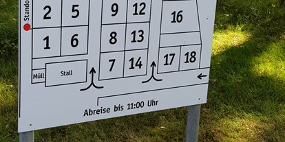 Motorhome parking space - Hunde erlaubt: Hunde teilweise - Lower Saxony - Campingplatz "Im Rehwinkel"