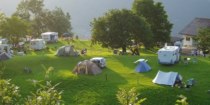 Reisemobilstellplatz - WLAN: am ganzen Platz vorhanden - Schweiz - Campingplatz - Ferienhof Rüti