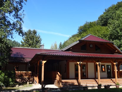 Reisemobilstellplatz - Sauna - Neue Rezeption - Odenwald-Camping-Park