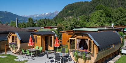 Motorhome parking space - Umgebungsschwerpunkt: Berg - Switzerland - XL Holz Iglus - Camping Lazy Rancho 4