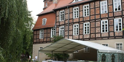 Motorhome parking space - Restaurant - Brandenburg Nord - Burgansicht von vorn - Stellplatz Plattenburg Auf der Burg 1