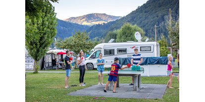 Motorhome parking space - öffentliche Verkehrsmittel - Switzerland - Spielplatz - Camping Hobby 3